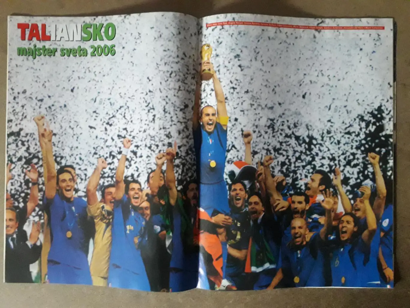 Словацкий Futbal magazin- Хроника WC-2006 1