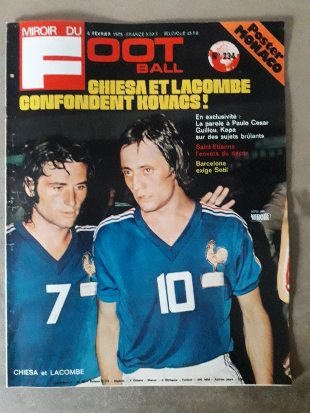 Miroir du Football Nr. 234/1975