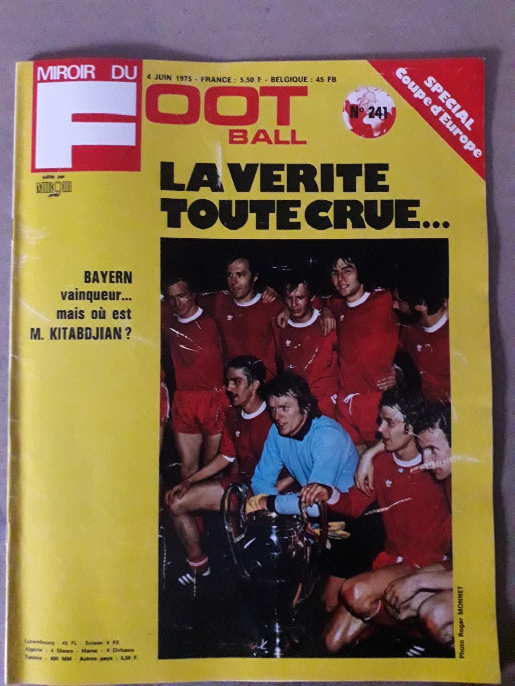 Miroir du Football Nr. 241/1975