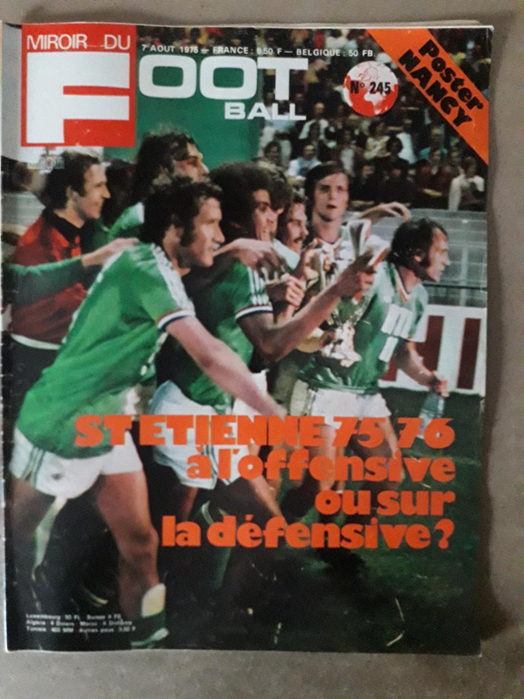 Miroir du Football Nr. 245/1975