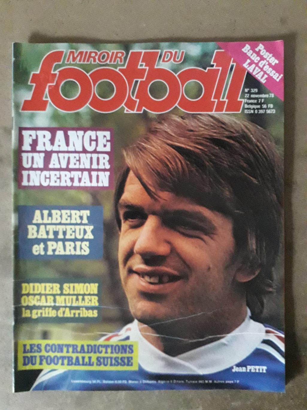 Miroir du Football Nr. 329/1978