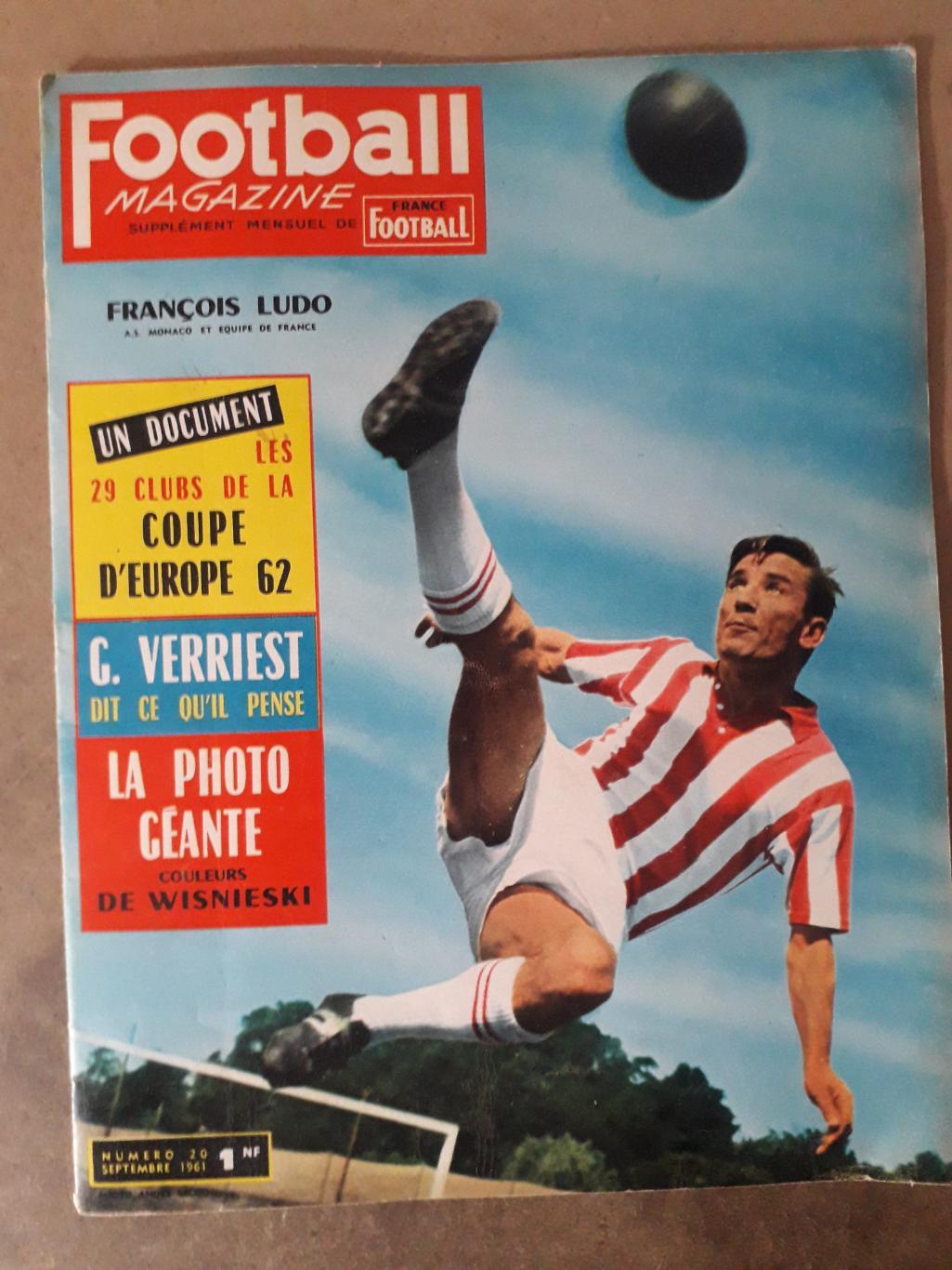 Football magazine Nr. 20/1961
