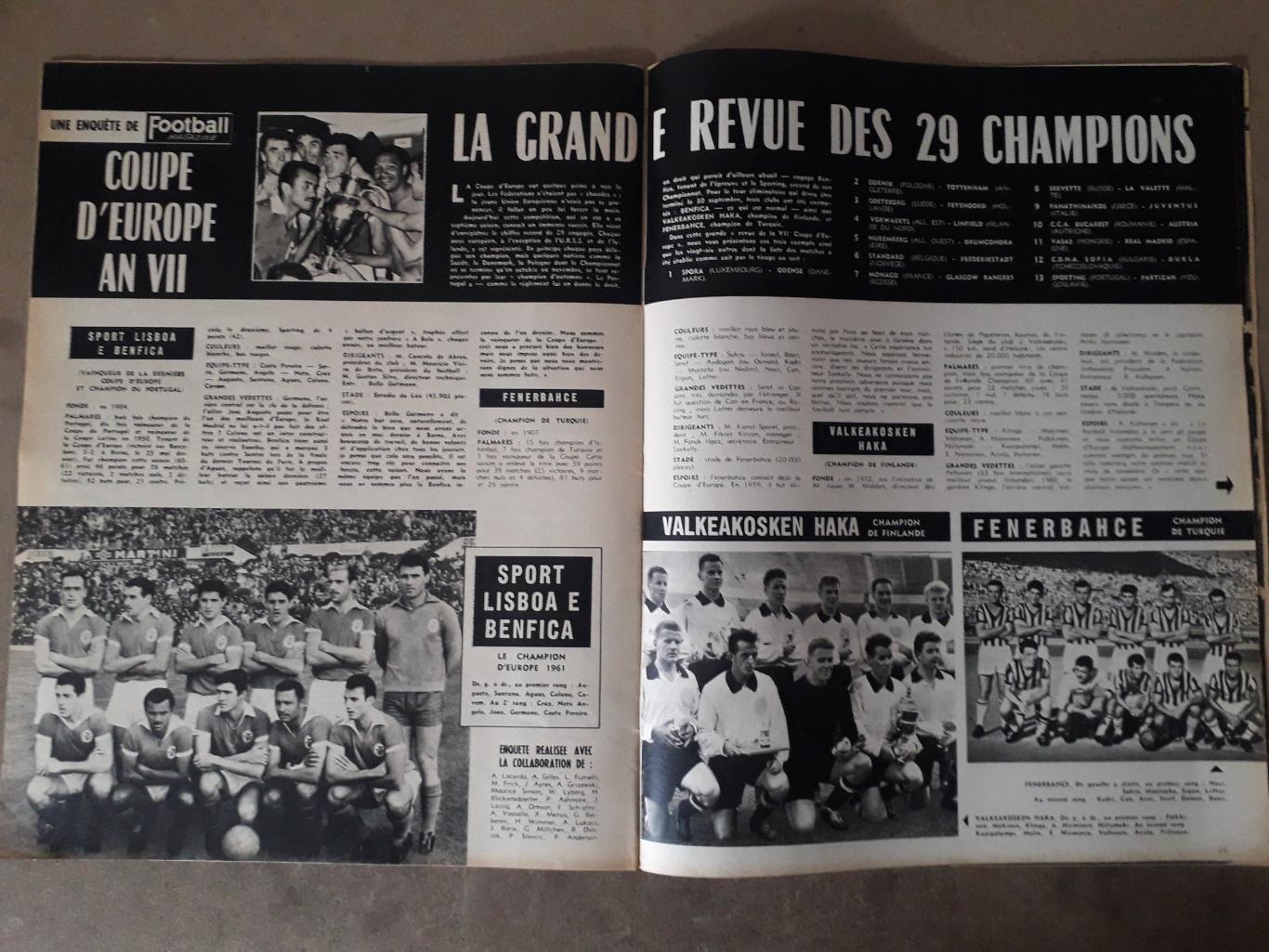 Football magazine Nr. 20/1961 2