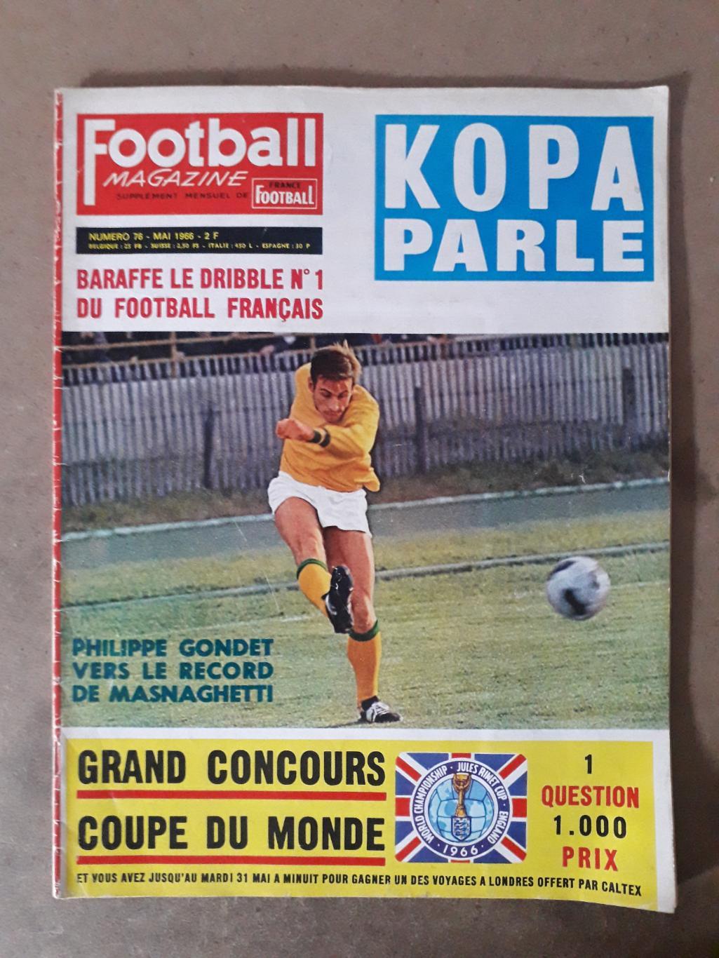 Football magazine Nr. 76/1966