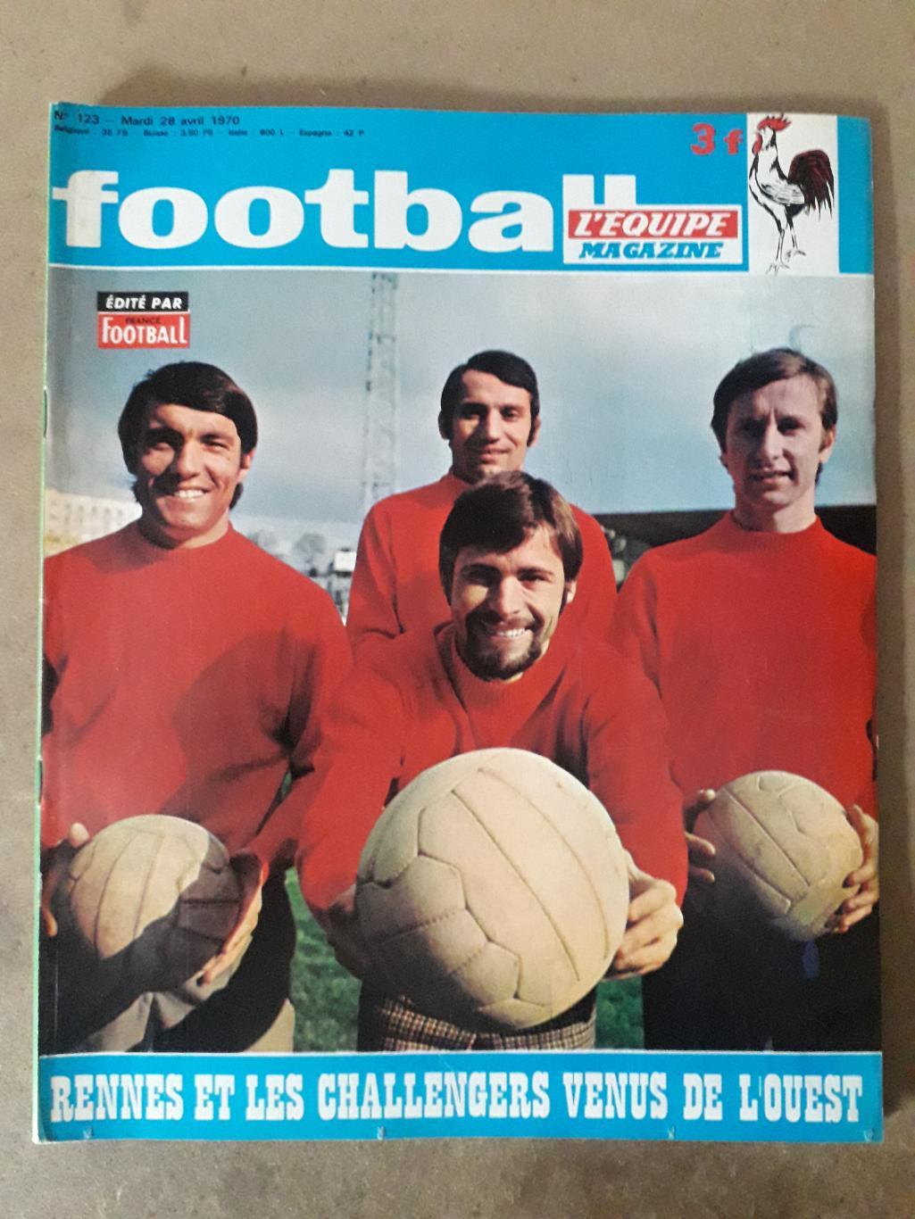 Football magazine Nr. 123/1970