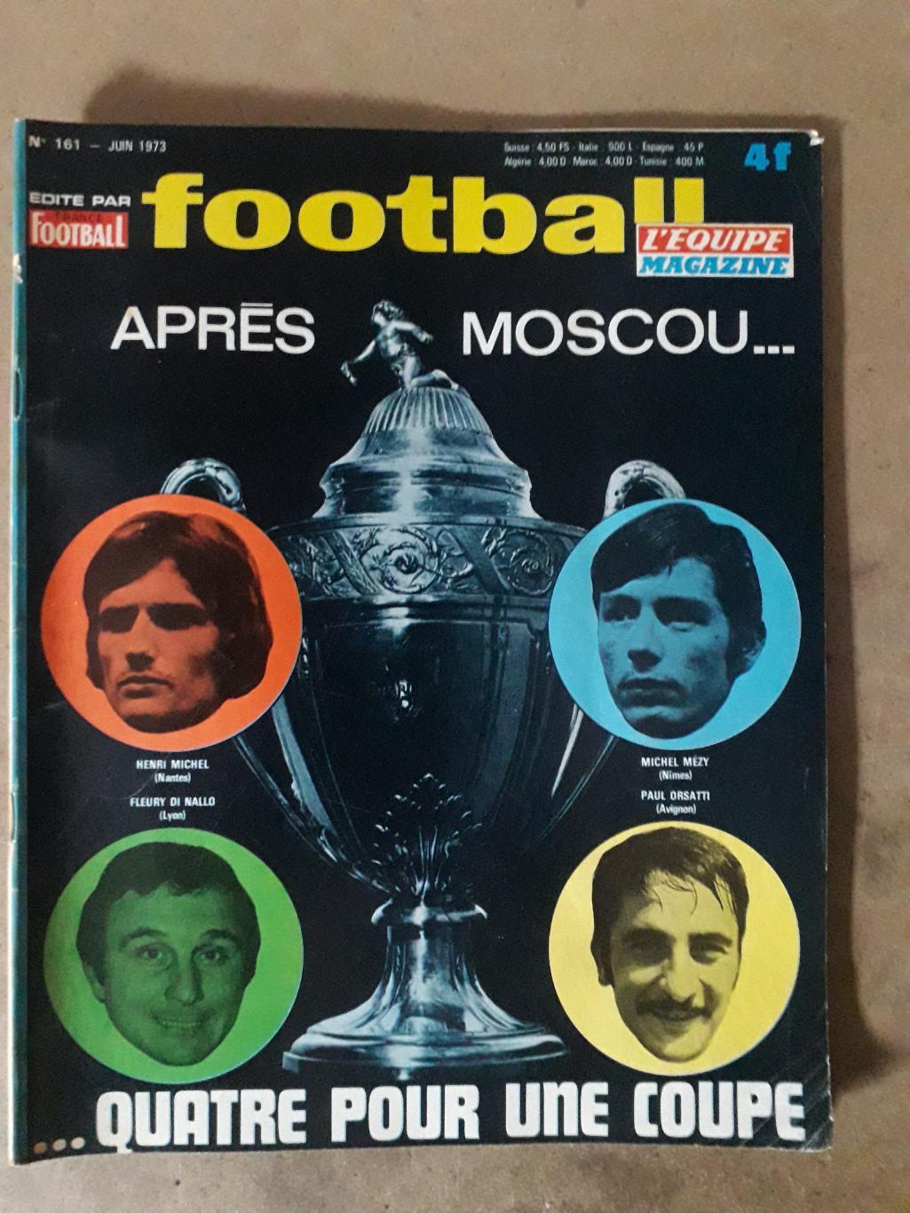 Football magazine Nr. 161/1973