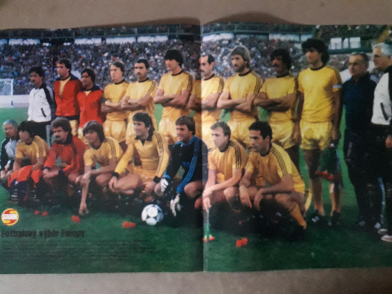 Плакат из журнала Stadion- Выбор Европы 1981 г.