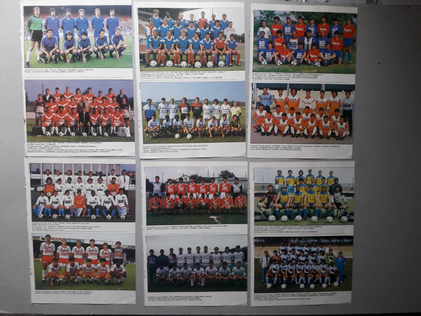 Команды 1-й и 1-й лиг Франции 1987/88. 5