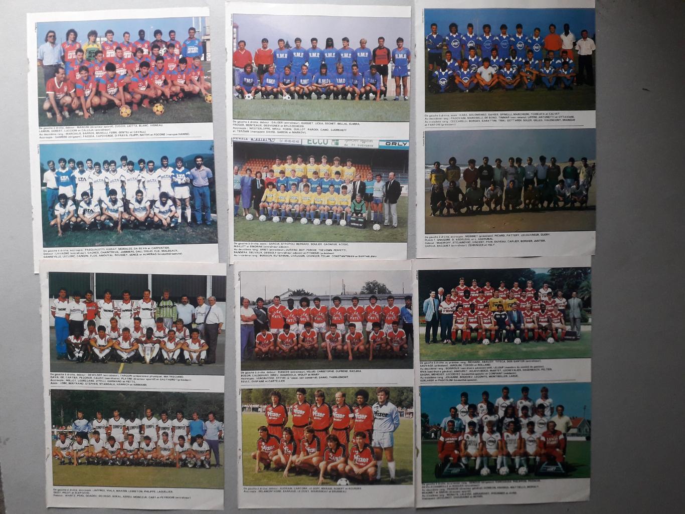 Команды 1-й и 1-й лиг Франции 1987/88. 6