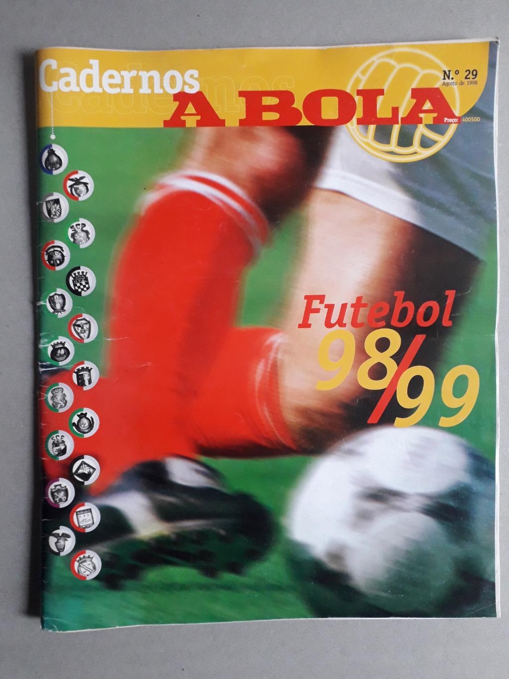 Cadernos A Bola- 1998/99