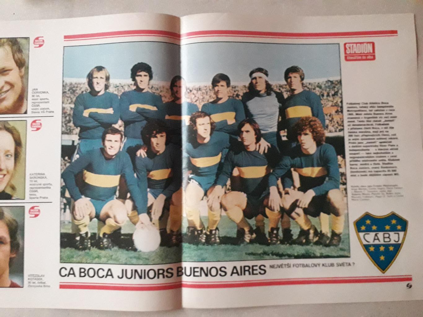 Плакат из журнала Stadion- Boca Juniors