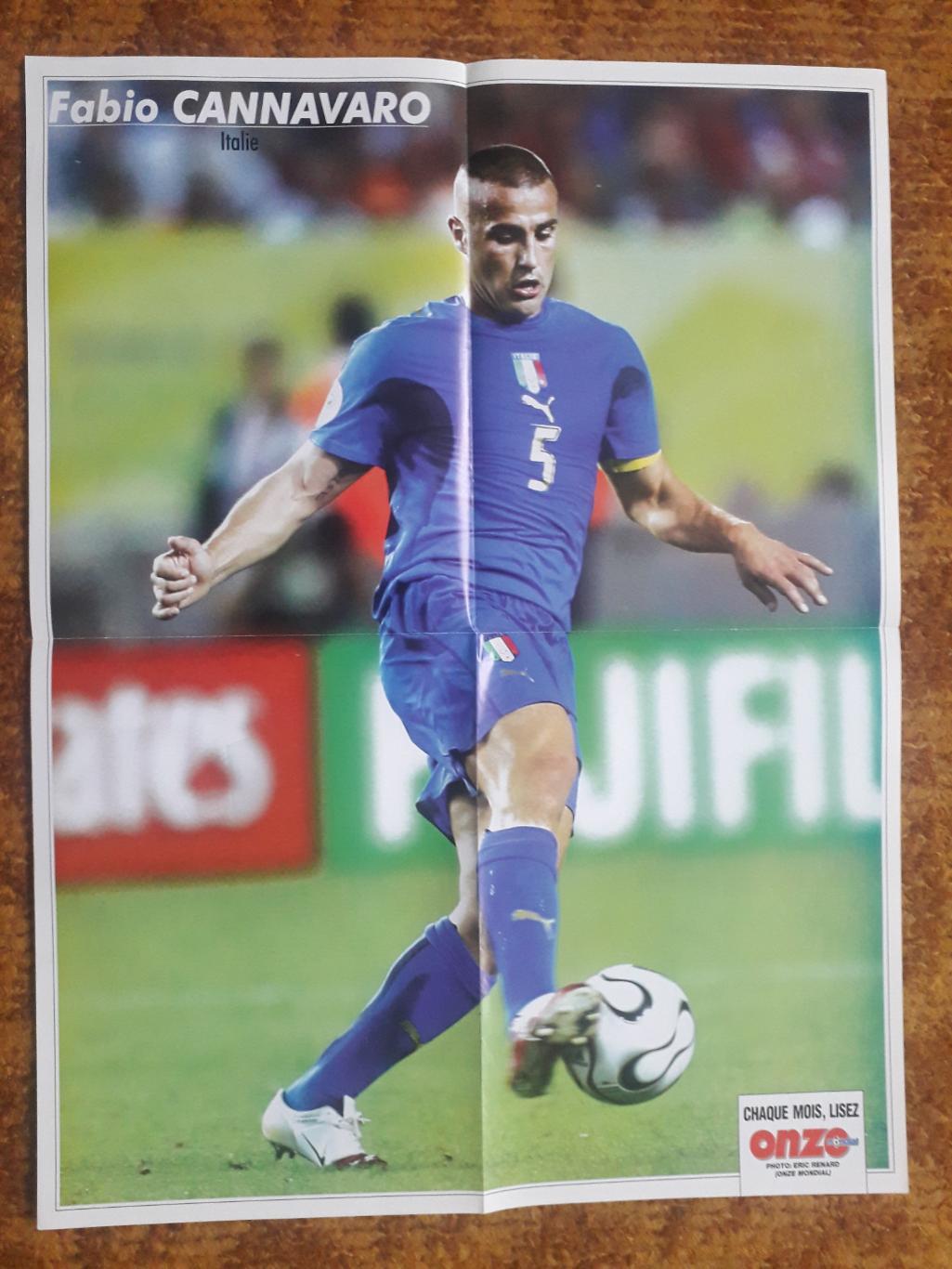 Плакат в формате А2- Ribery, Cannavaro 1