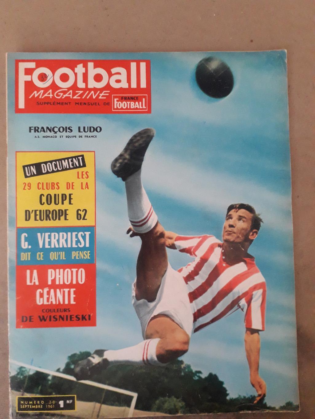 Football magazine nr.20/1961