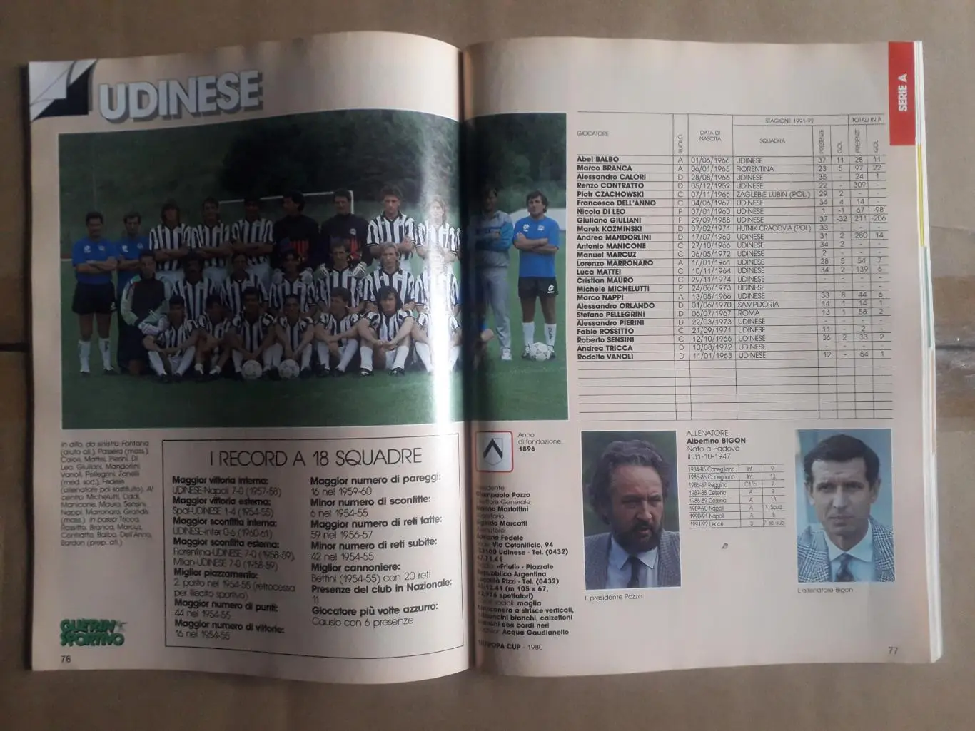 Guerin Sportivo Calcio Italia 1992/93 2