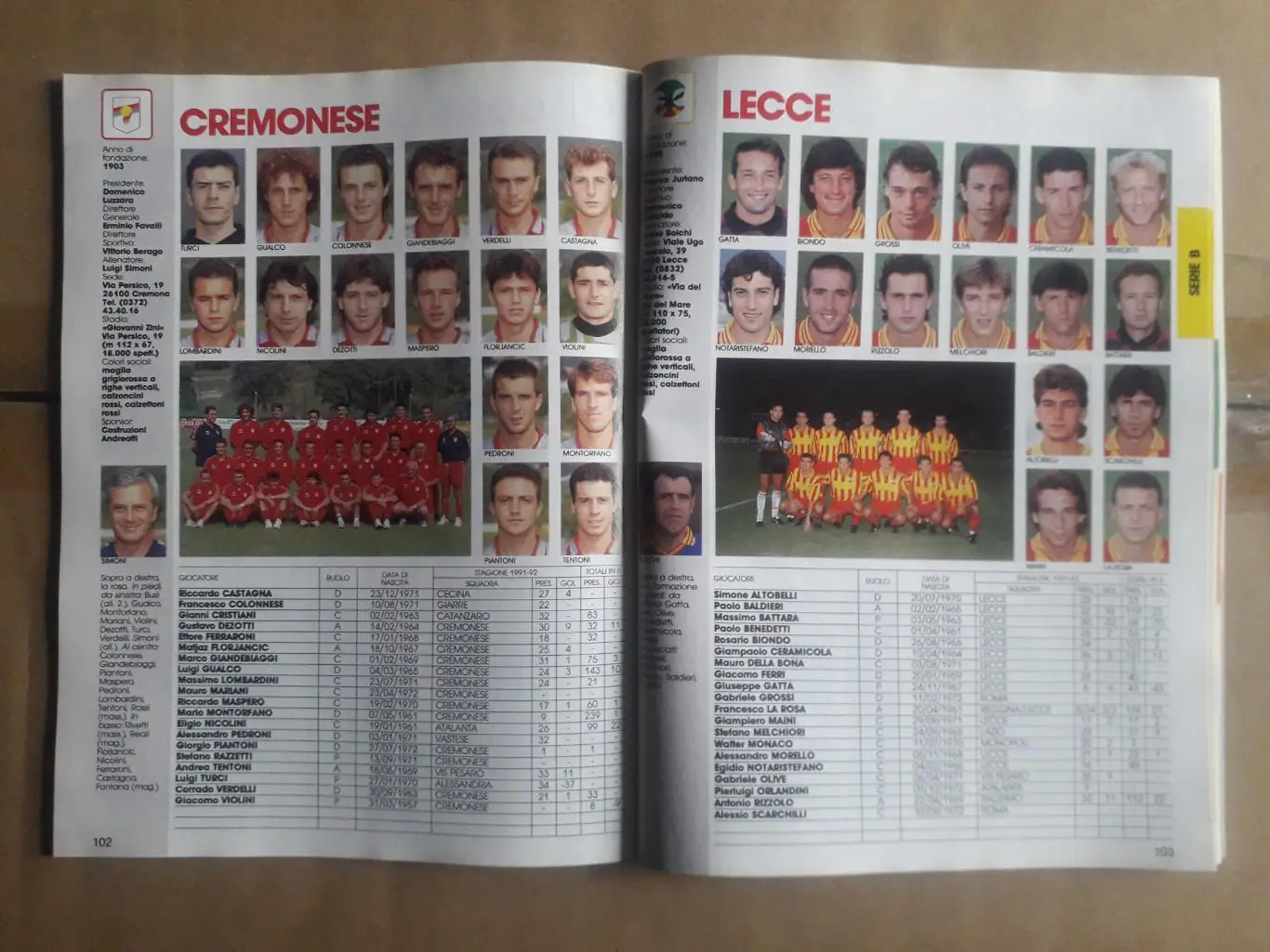 Guerin Sportivo Calcio Italia 1992/93 4