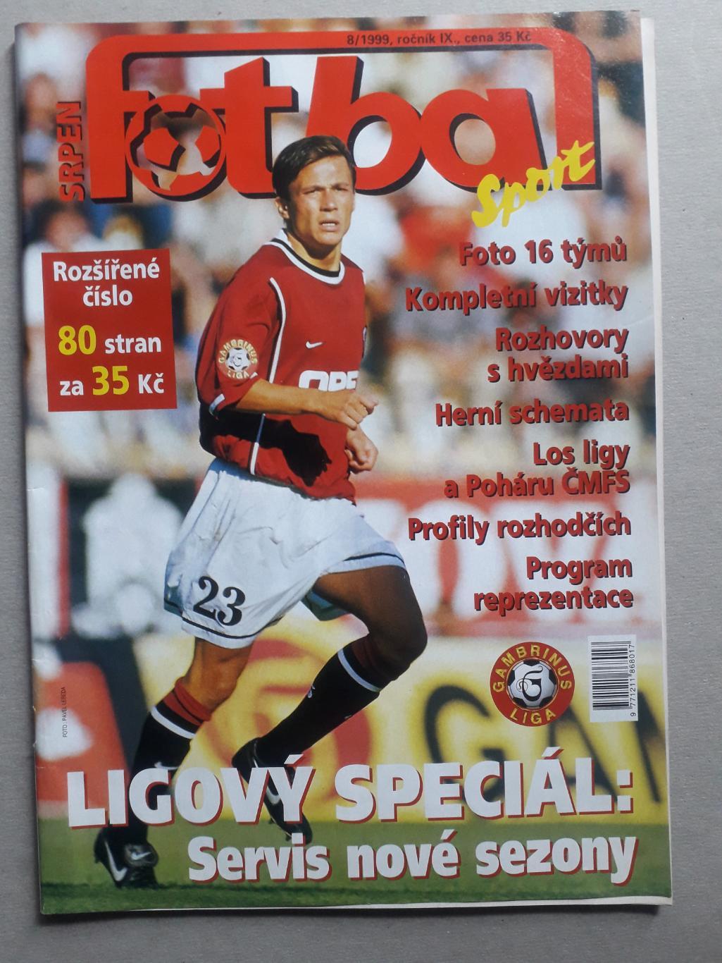 Fotbal Sport 8/1999