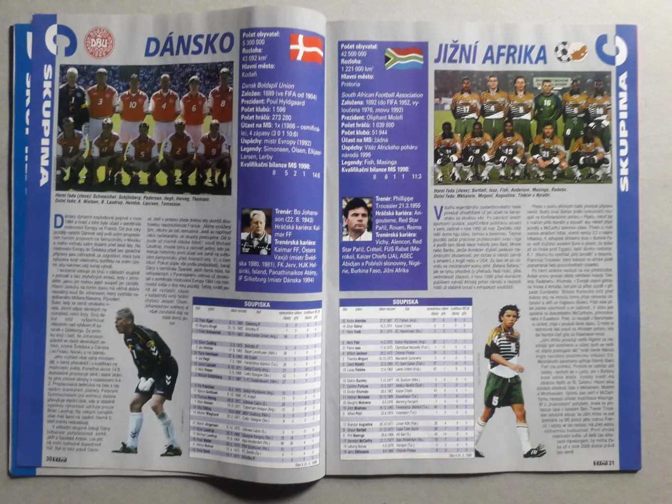 Fotbal Sport 6/1998 2