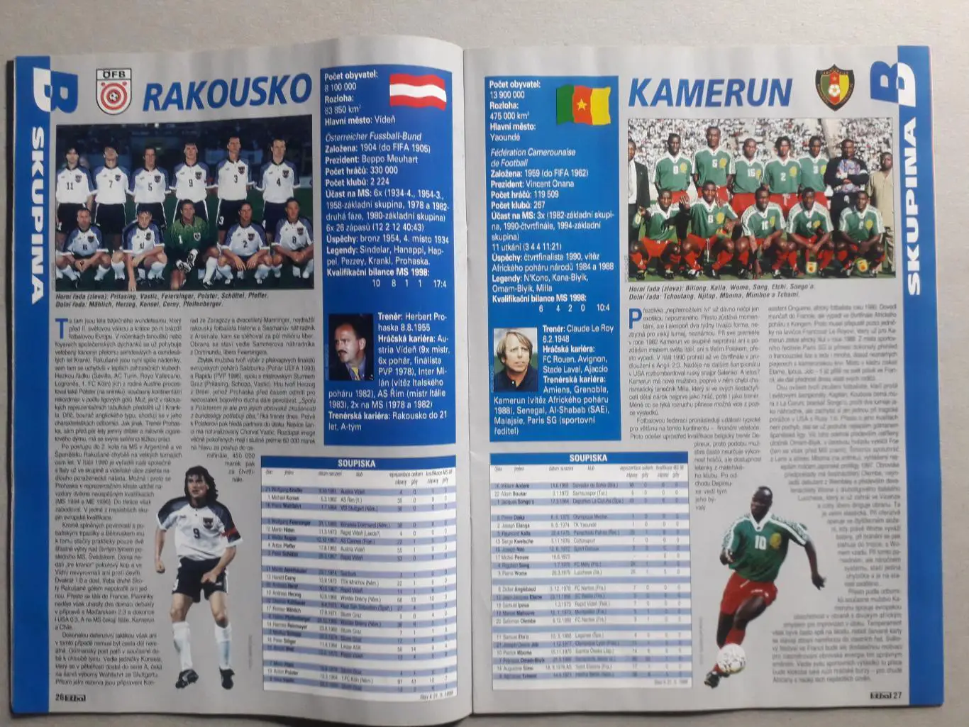 Fotbal Sport 6/1998 3