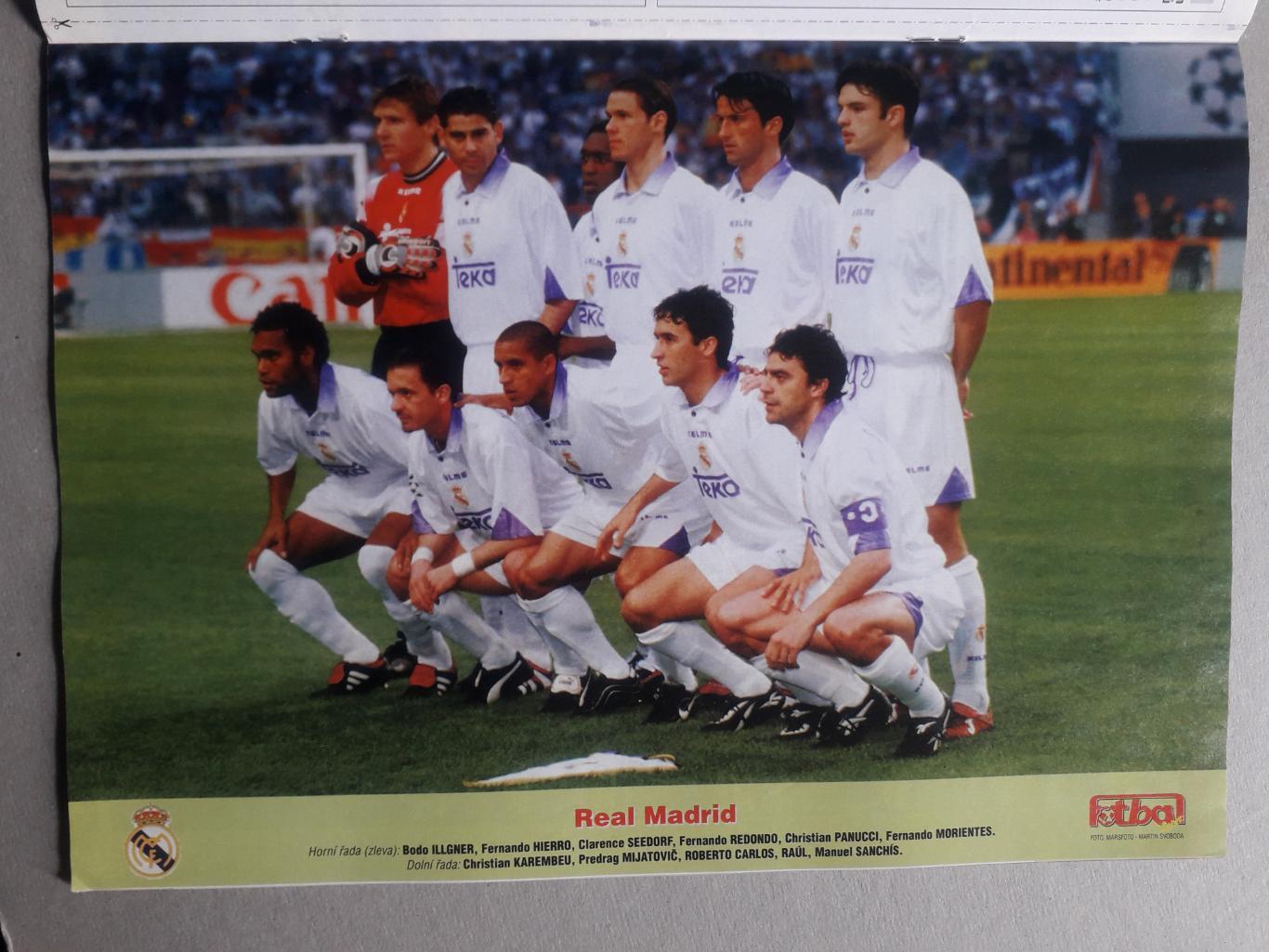 Fotbal Sport 9/1998 , Плакат А3 игрока отсутствует. 1