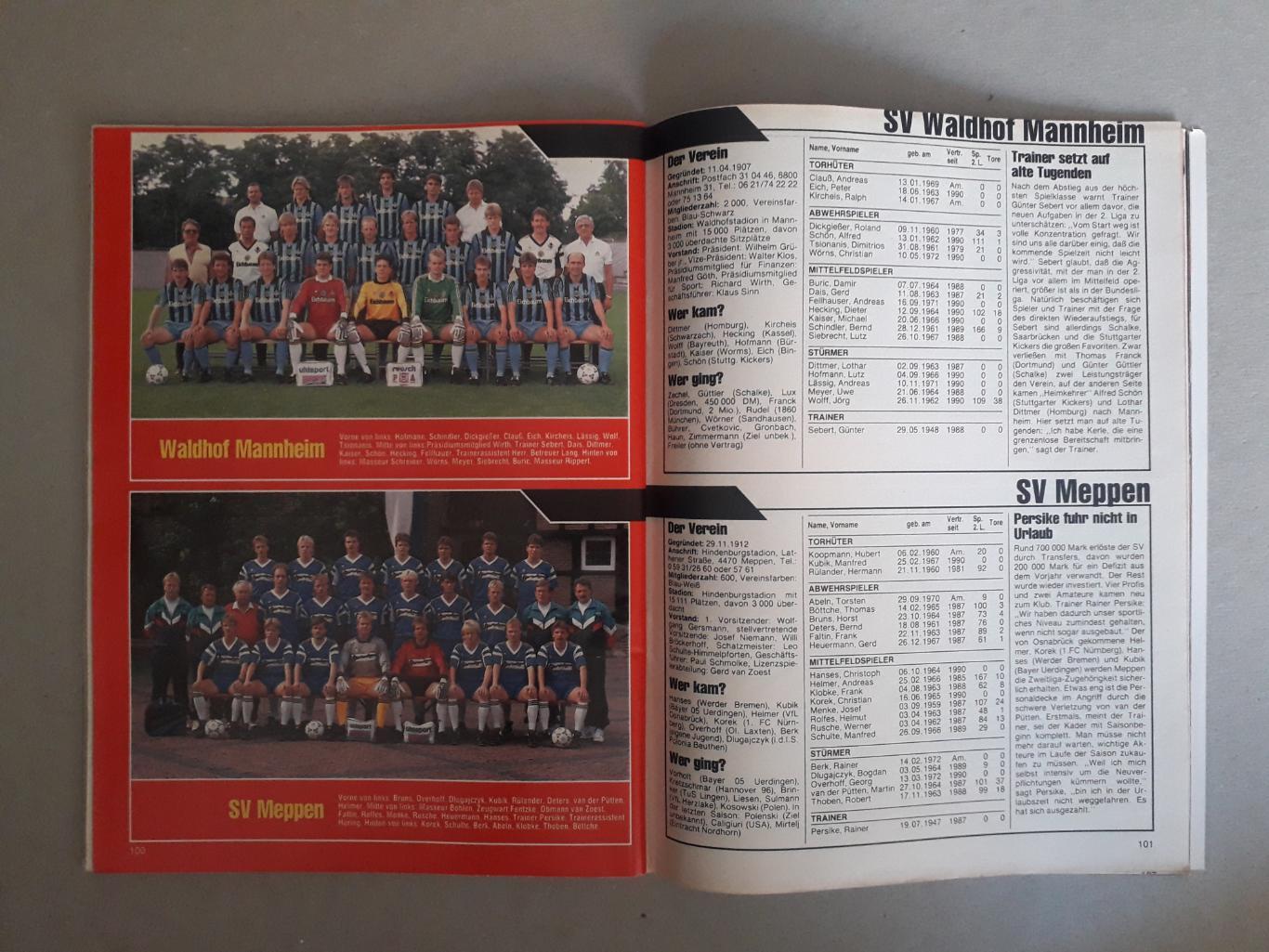 Fussball Sport 1990/91 4