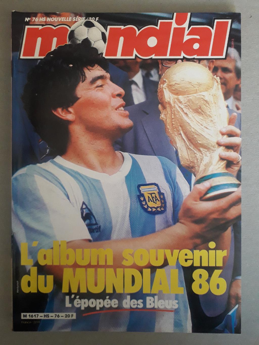 Mondial n.s. nr. 76 + A1 poster RFA,Italie,Maradona