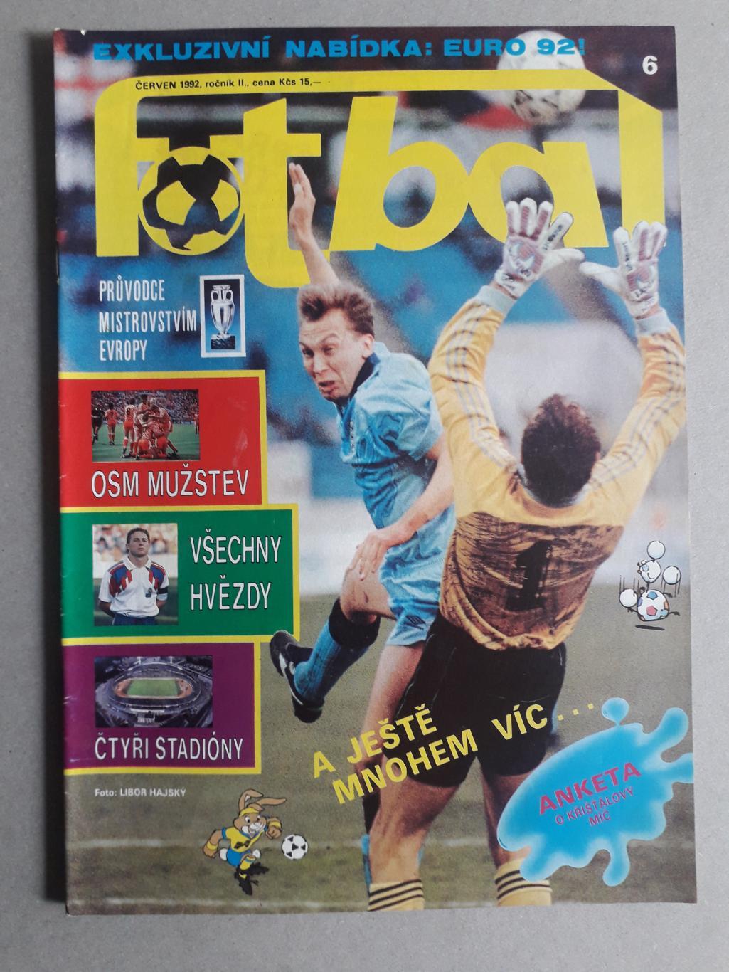 Fotbal sport 6/1992