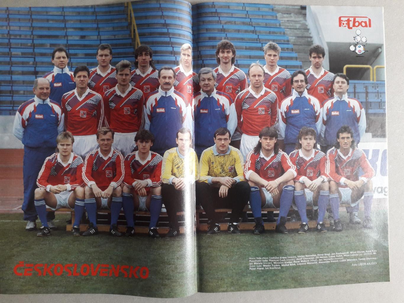 Fotbal sport 8/1992 2