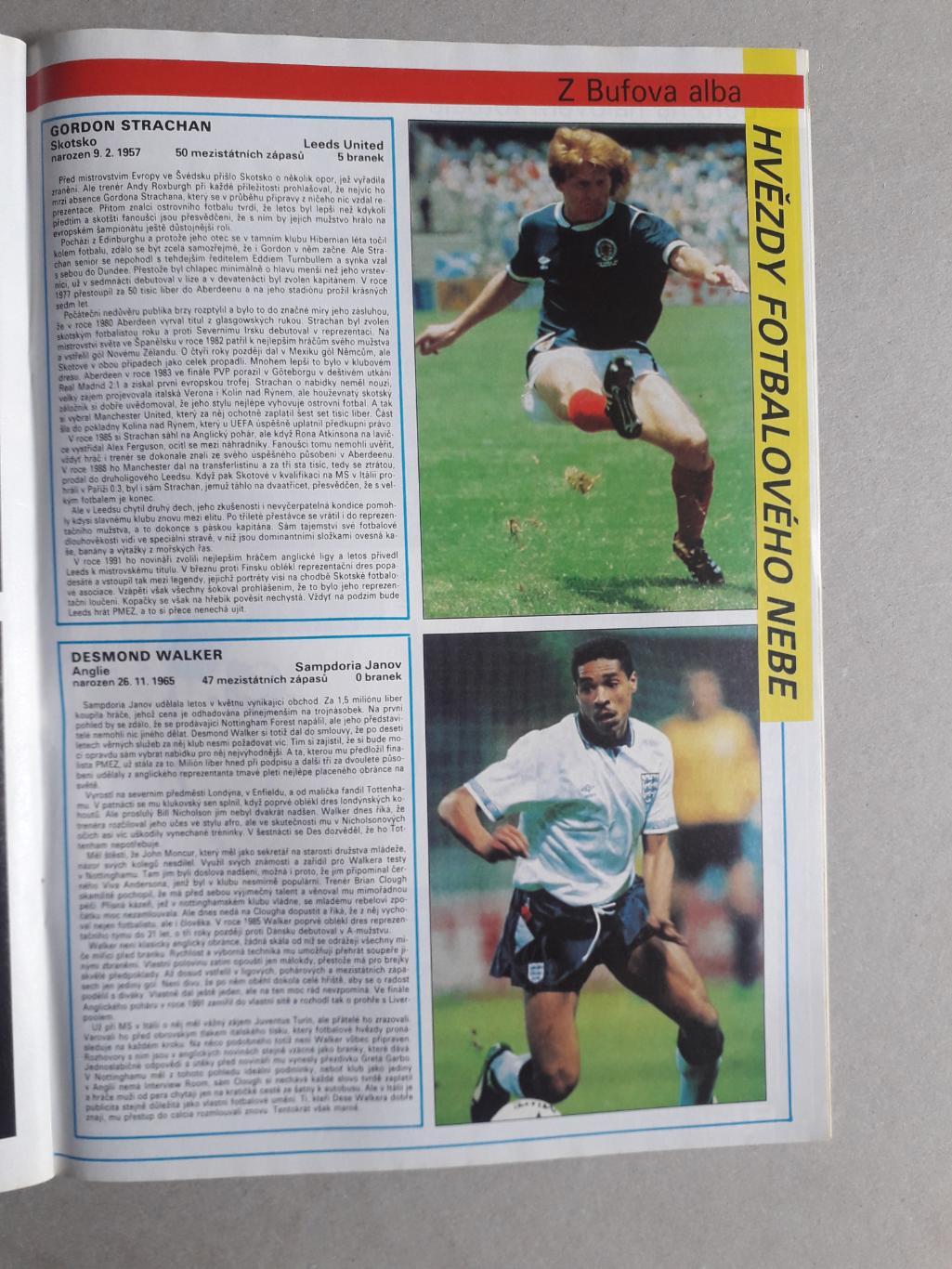 Fotbal sport 8/1992 3