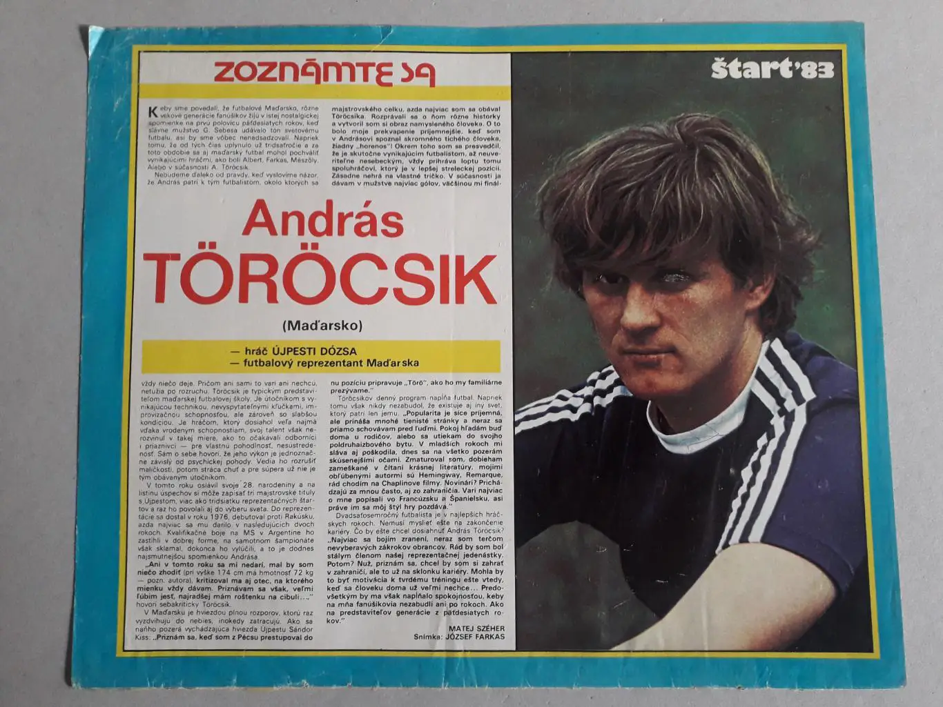 Плакат из журнала Start- Torocsik