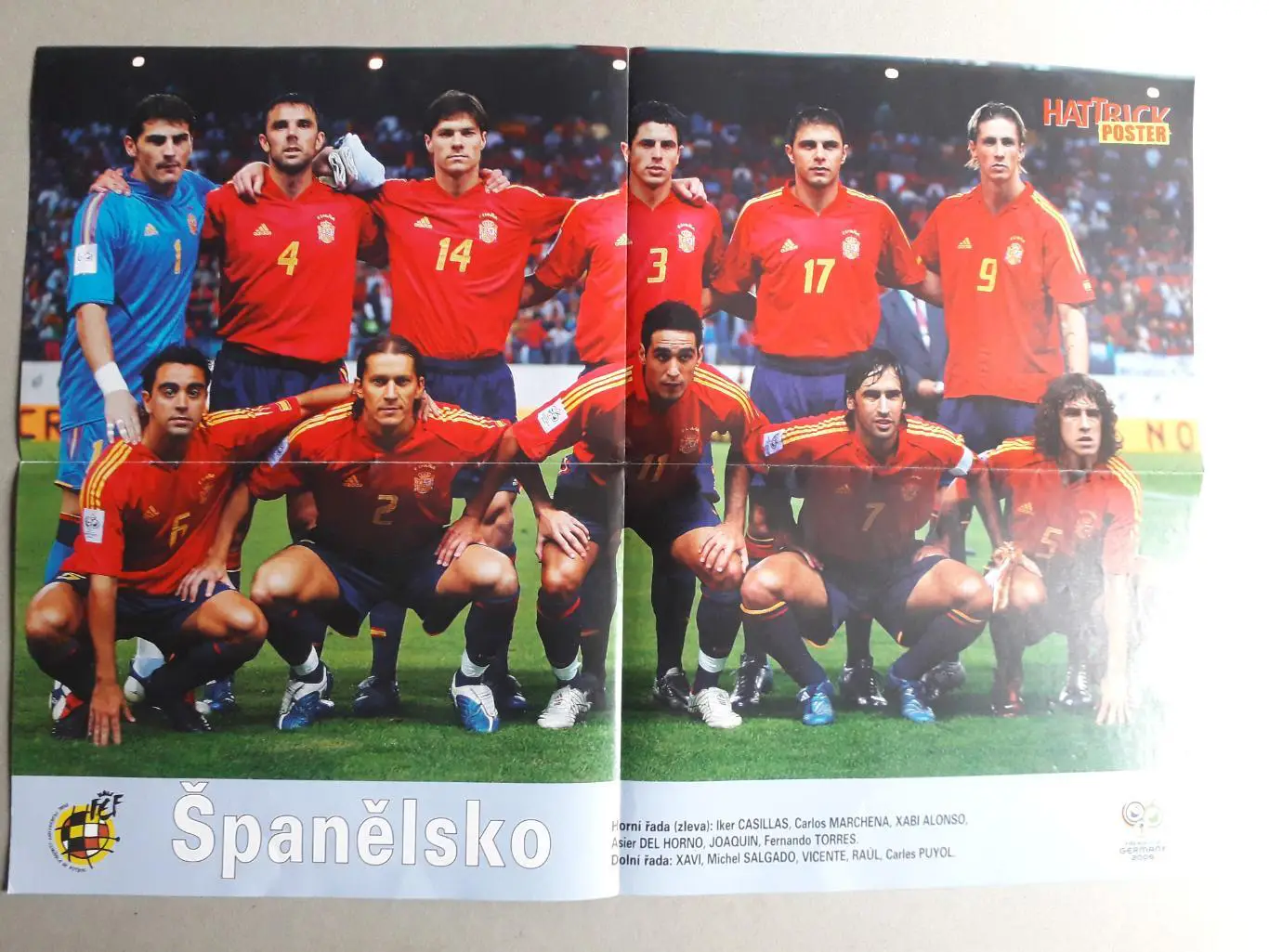 Плакат А2- Spain, Casillas