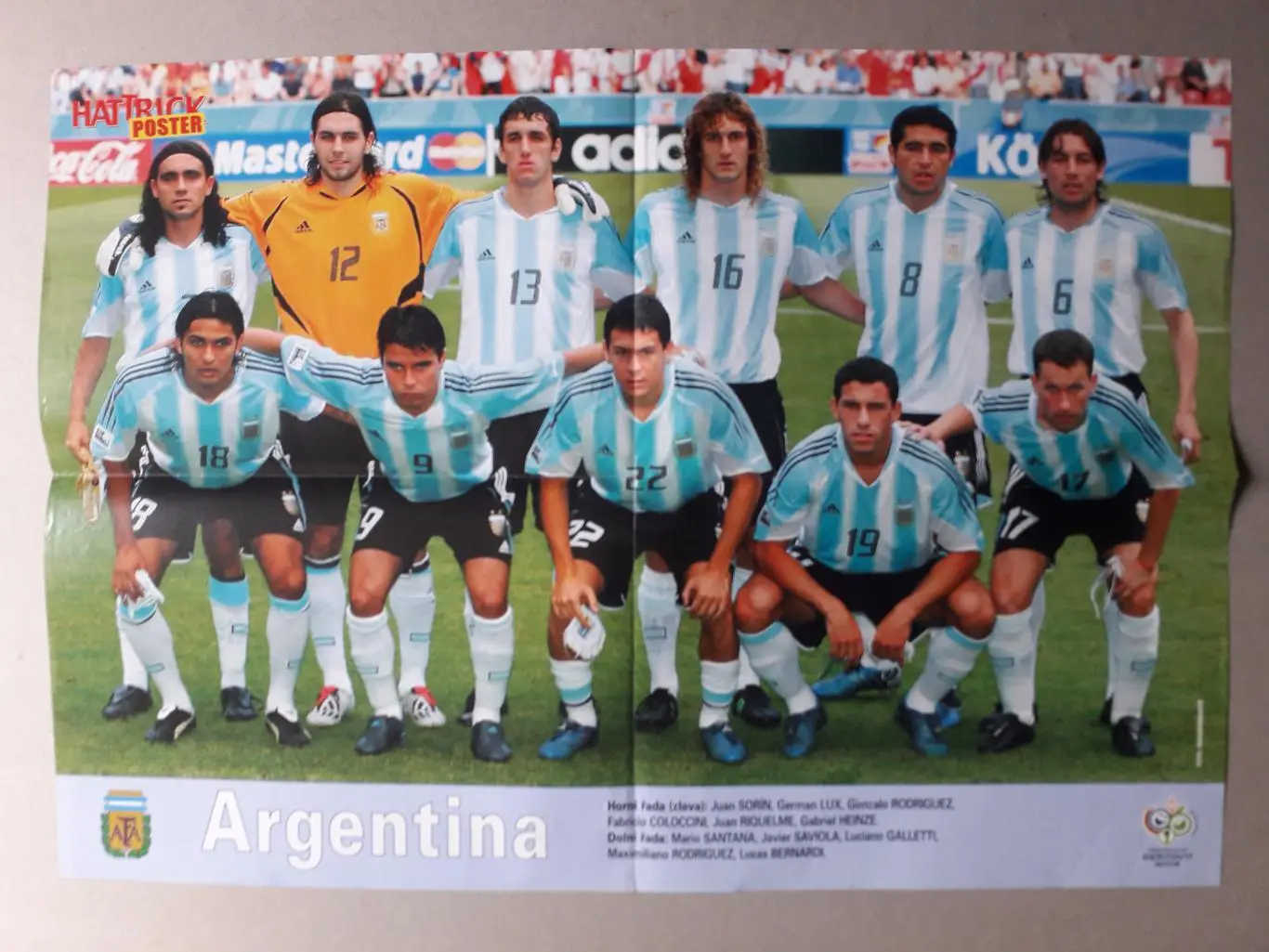 Плакат А2- Argentina, Riquelme