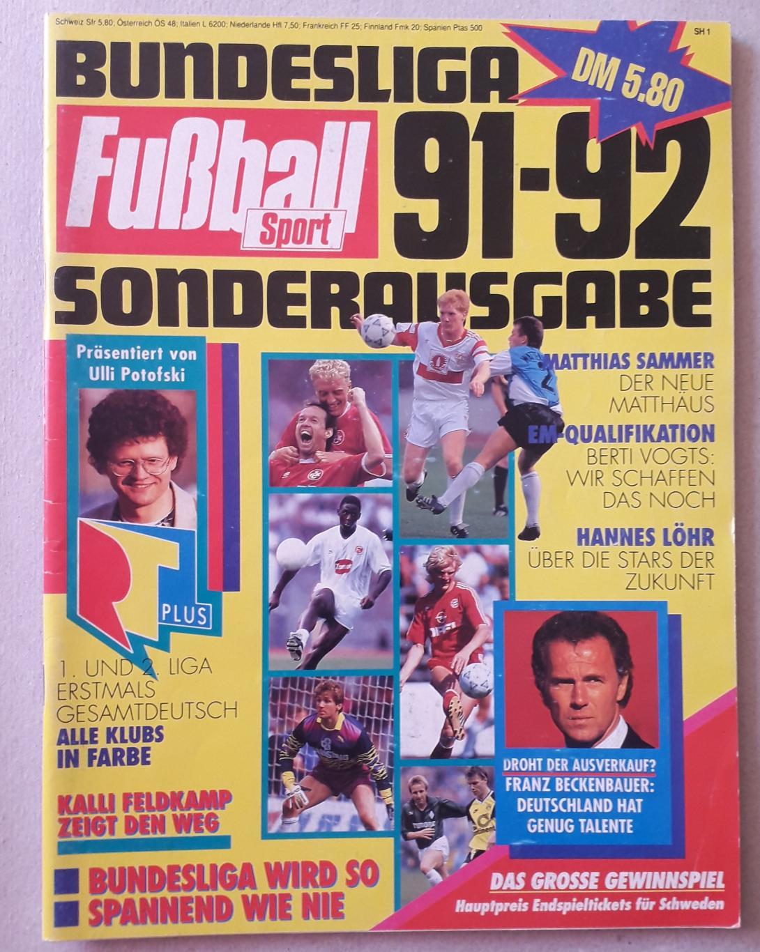 Fussball Sport 1991/92