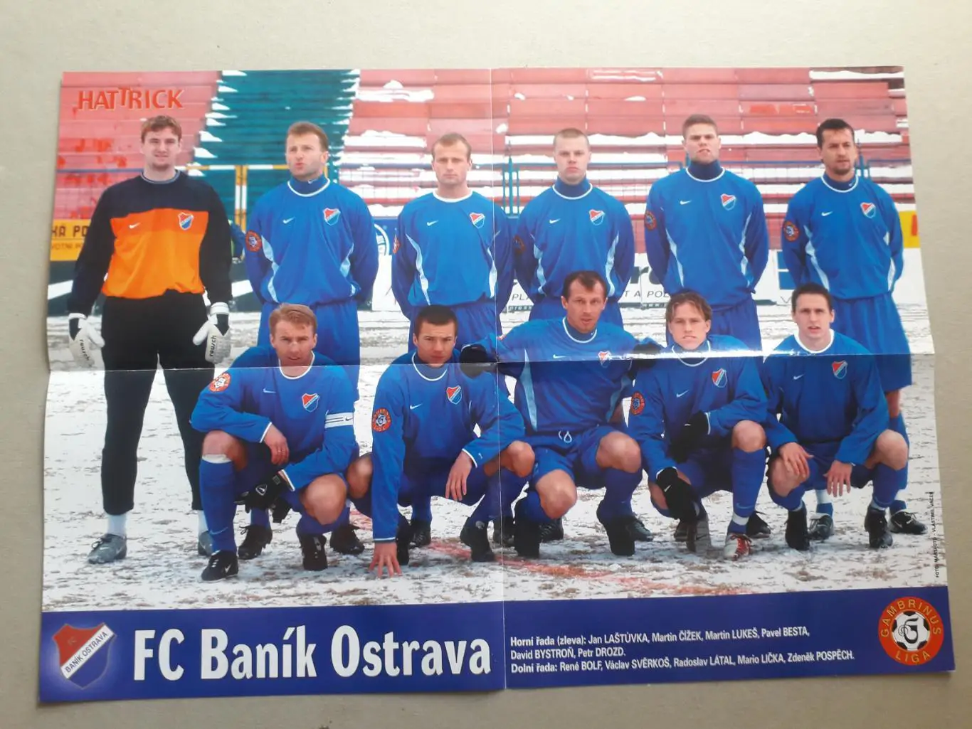 Плакат A2- Blazek,Banik Ostrava 1