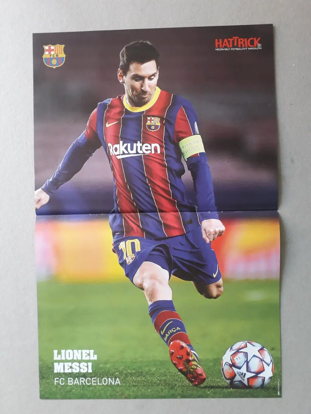 Плакат A3- Messi, de Bruine