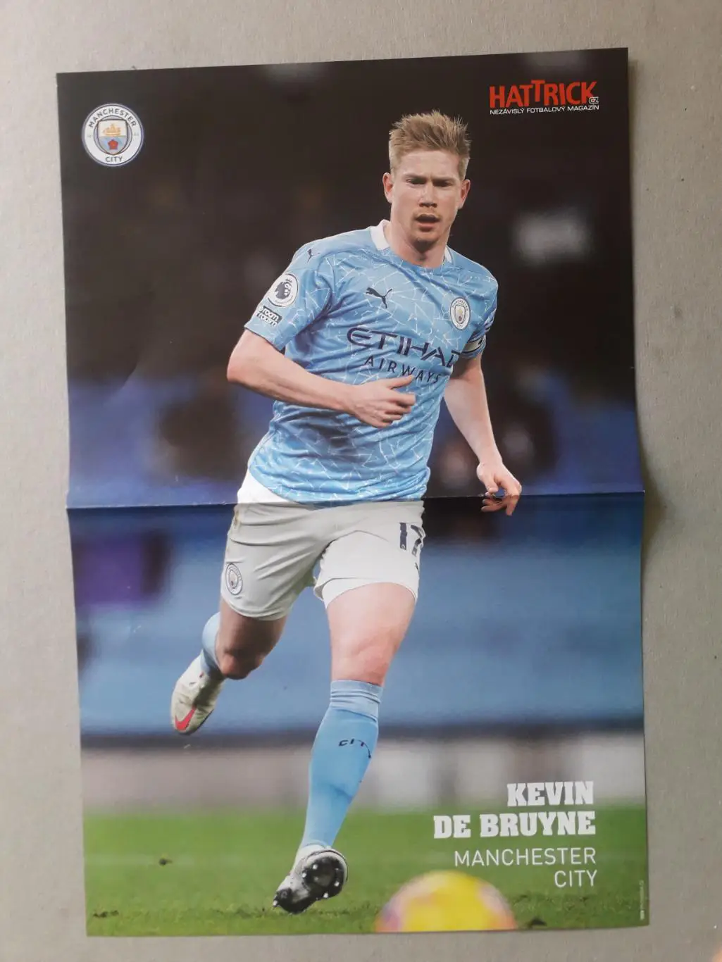 Плакат A3- Messi, de Bruine 1