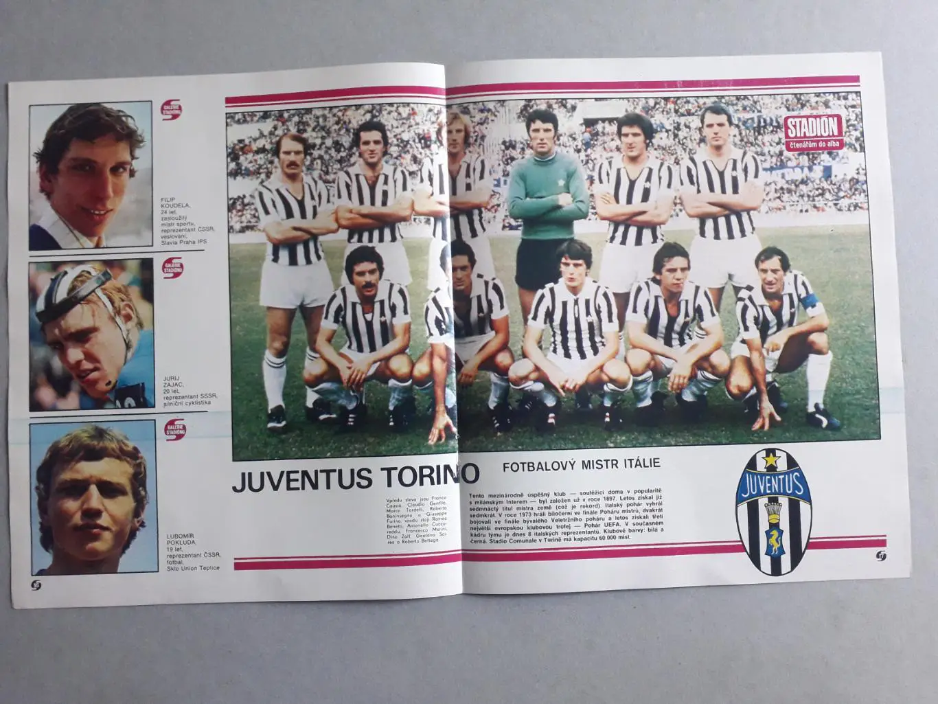 Плакат из журнала Stadion- Juventus 3