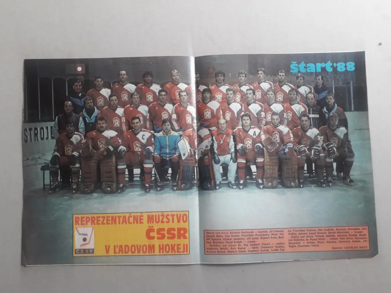 Плакат из журнала Start- Czechoslovakia