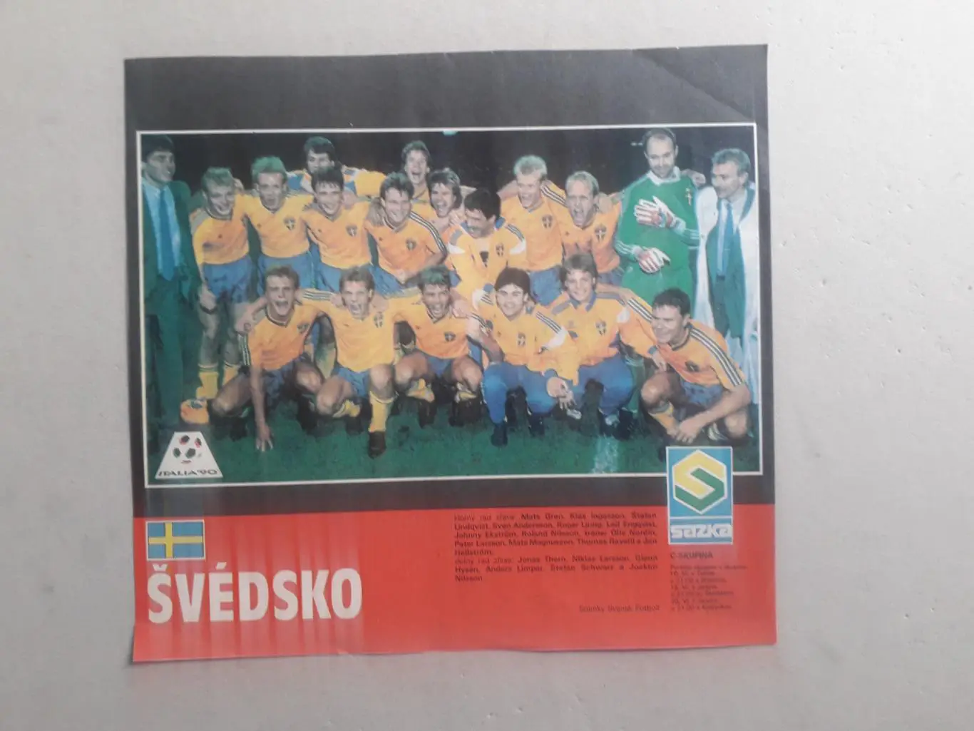 Плакат из журнала Start- Svedsko