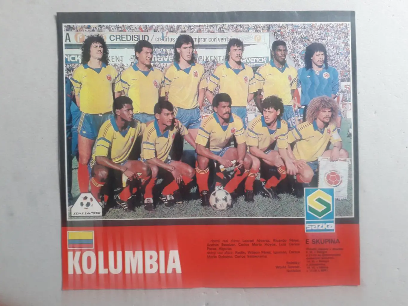 Плакат из журнала Start- Kolumbie