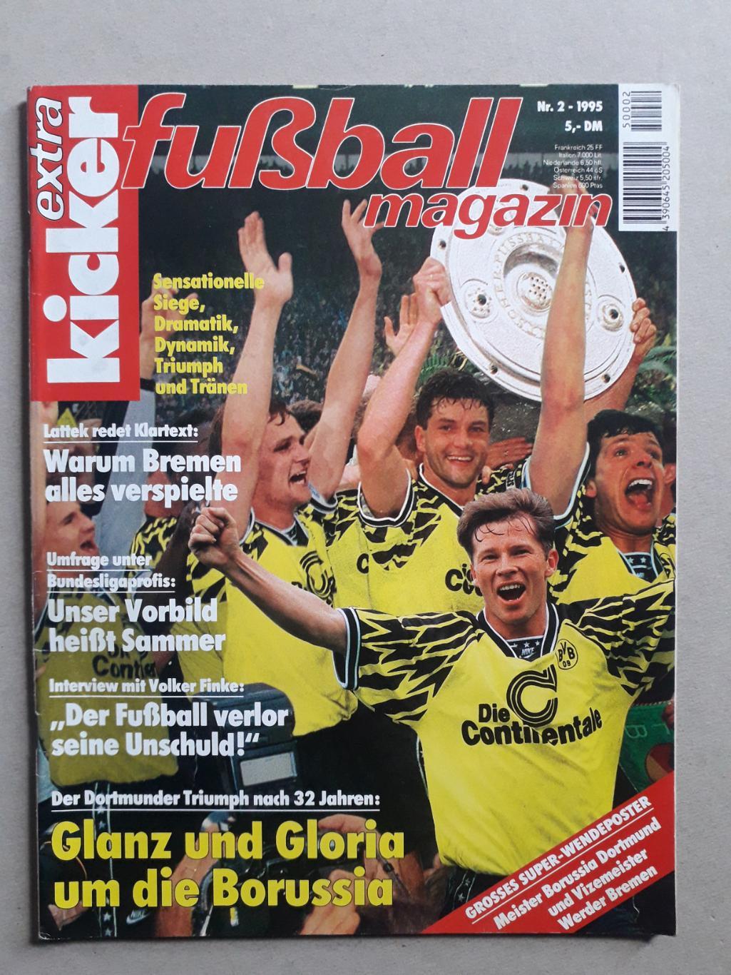 Kicker Fussball magazin 2/1995