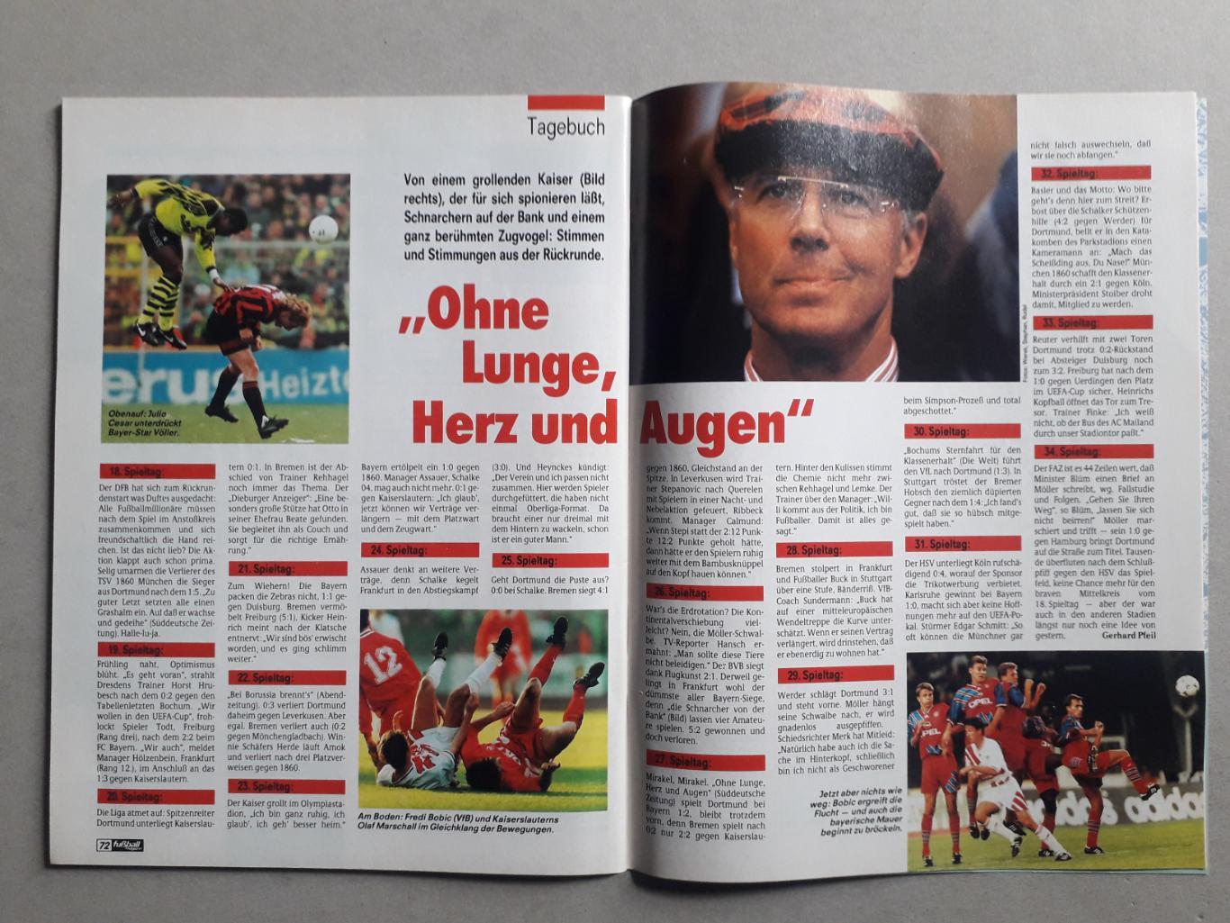 Kicker Fussball magazin 2/1995 6