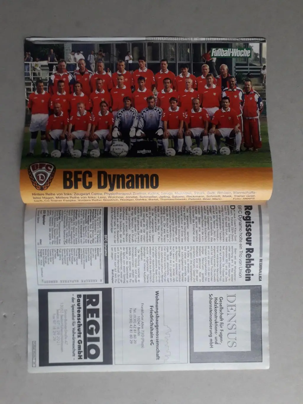 Fussball Woche 1999/00 1