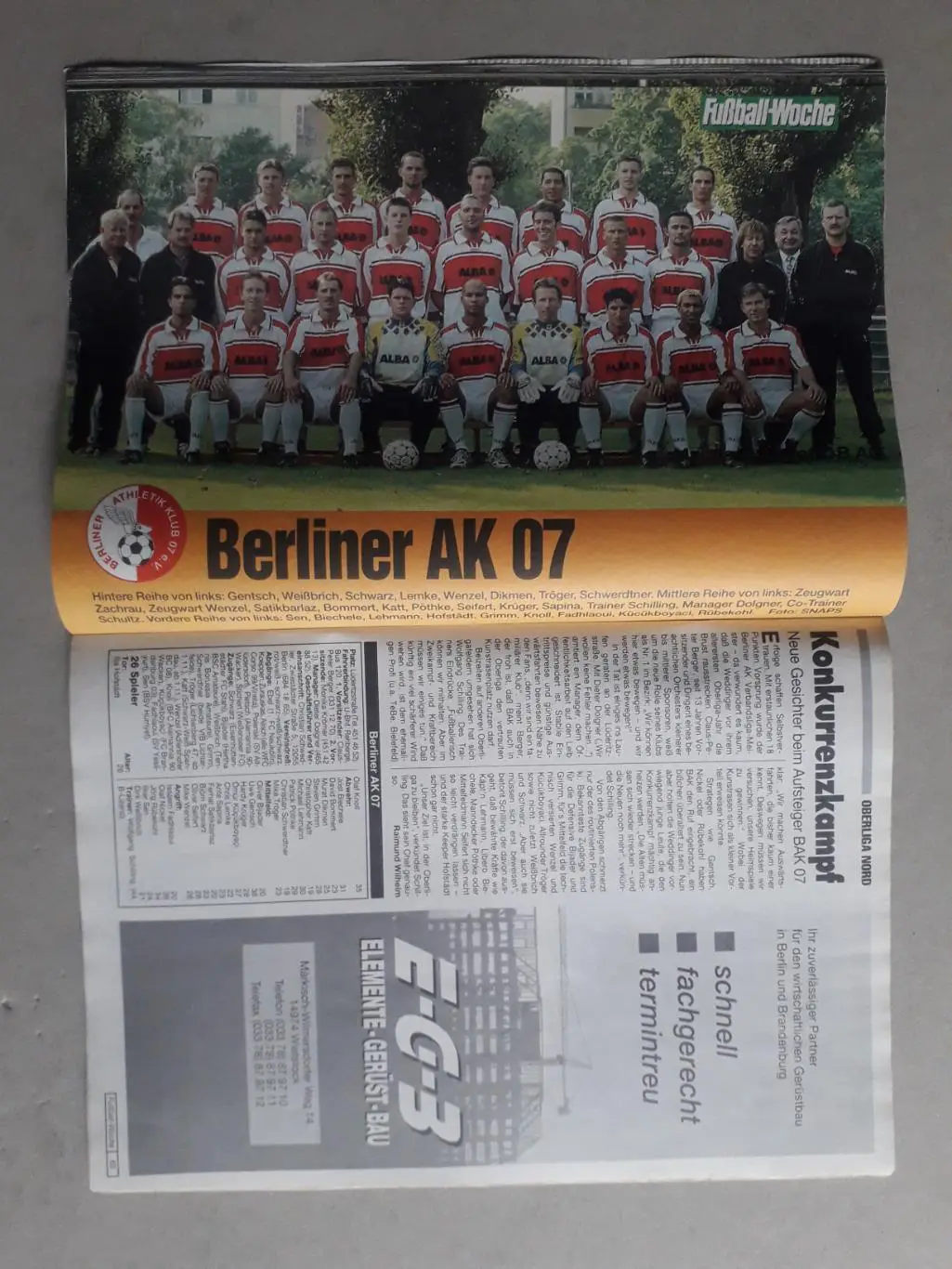 Fussball Woche 1999/00 4