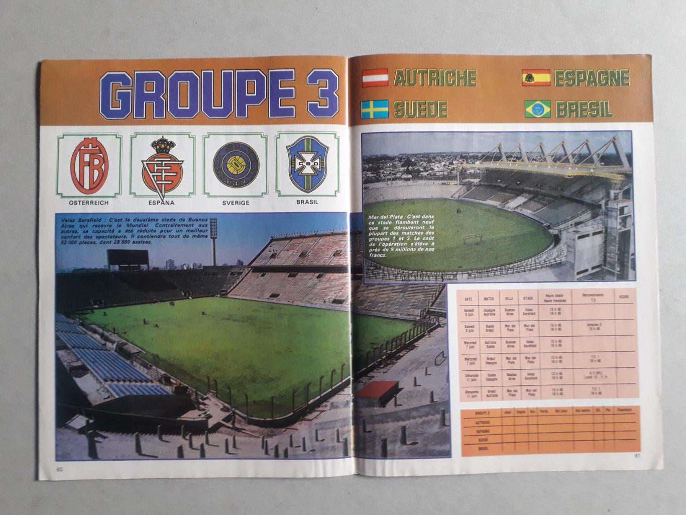 Mondial hors serie 2/1978 + poster A1 5