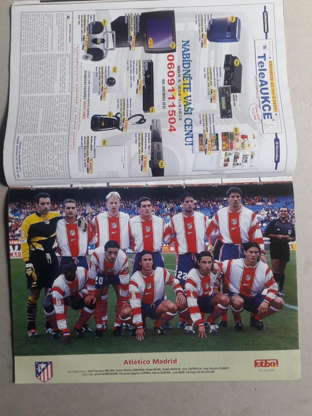 Fotbal sport 12/1999 2