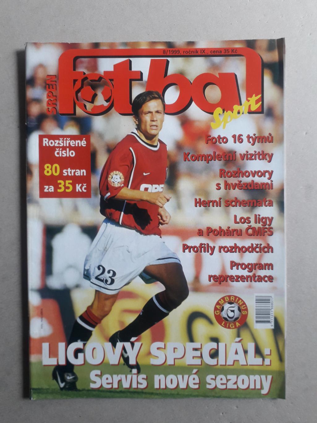 Fotbal sport 8/1999