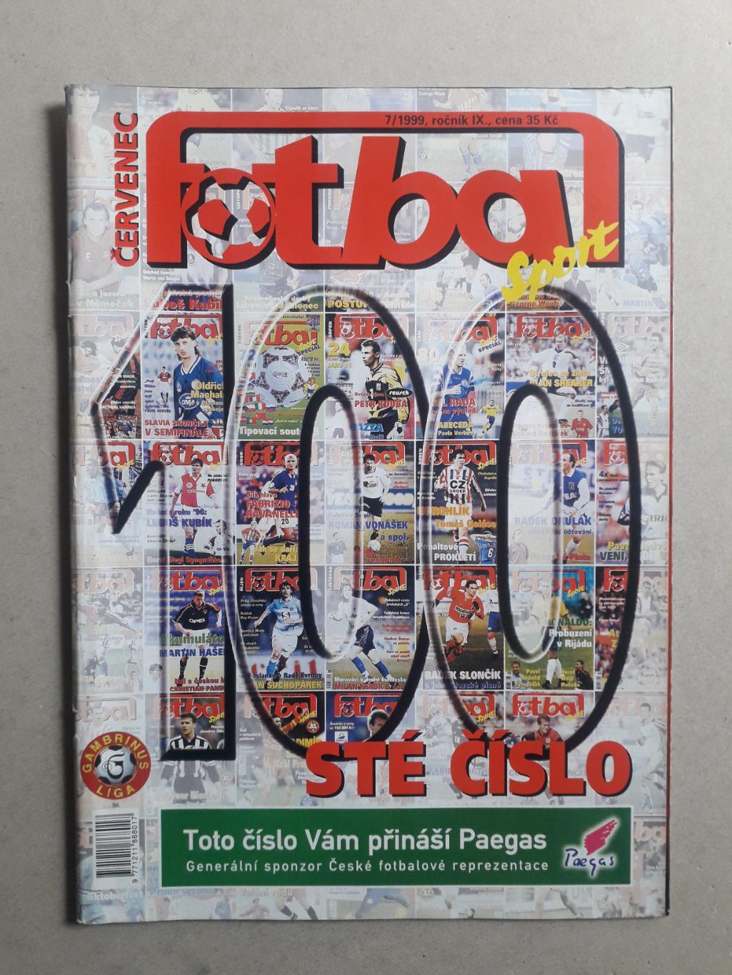 Fotbal sport 7/1999