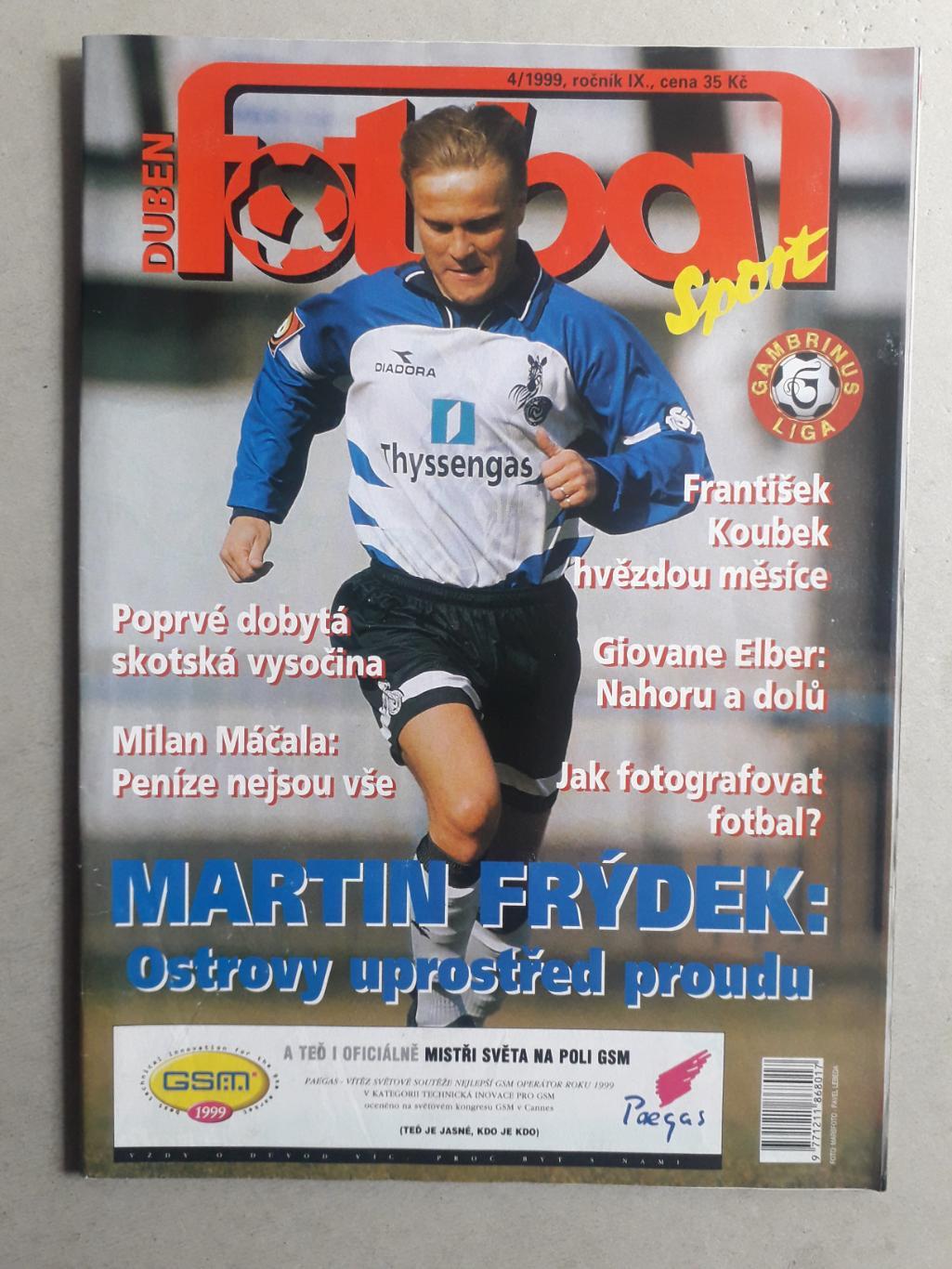 Fotbal sport 4/1999