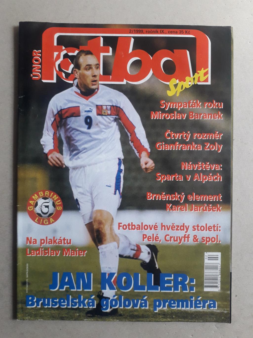 Fotbal sport 2/1999