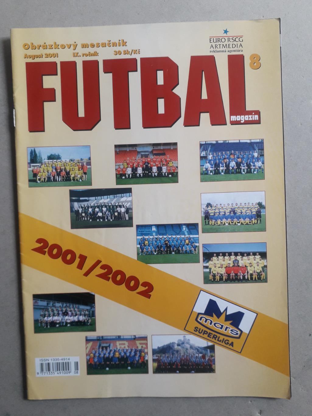 Futbal magazin 8/2001